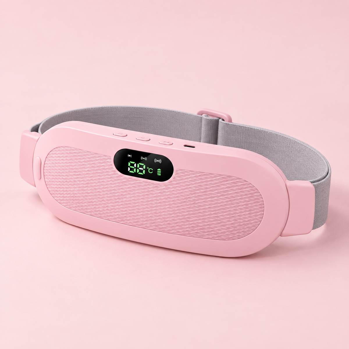 Cinturón térmico Luniva rosa con pantalla