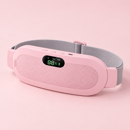 Cinturón térmico Luniva rosa con pantalla